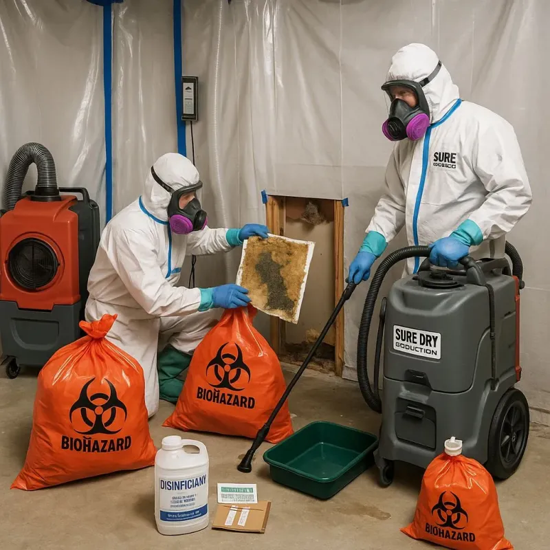 Contaminated Water Handling Protocols process in Melrose, MA